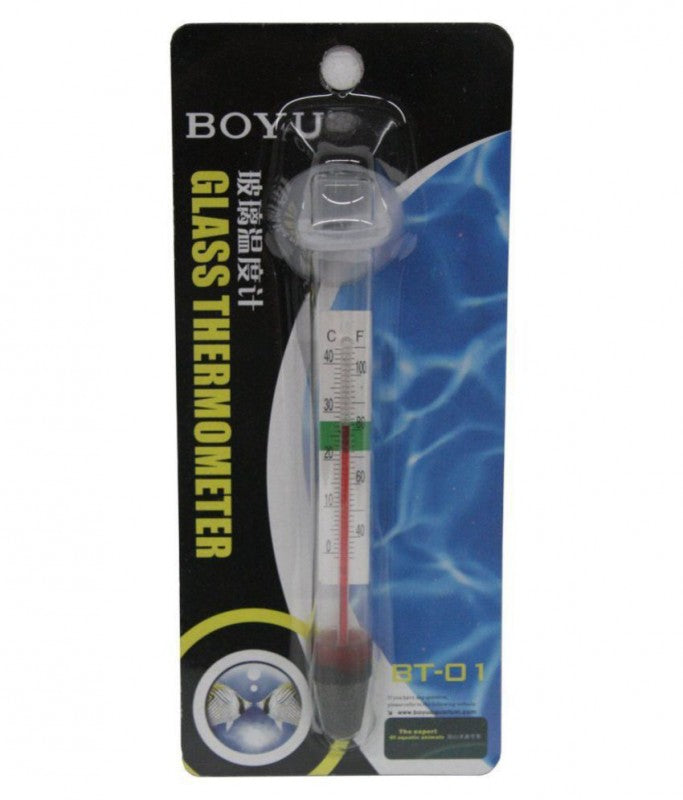 BOYU Glass Aquarium Thermometer