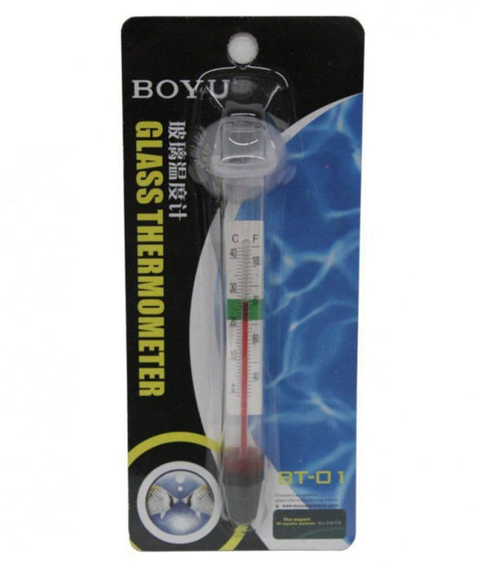 BOYU Glass Aquarium Thermometer