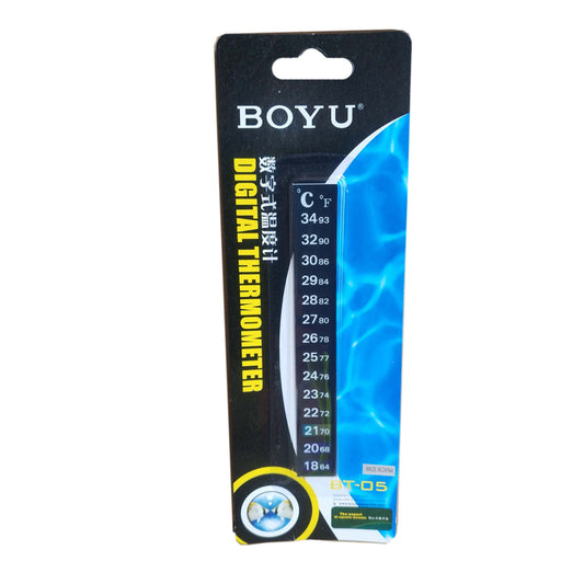 BOYU Digital Strip Aquarium Thermometer