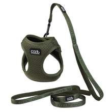 CAAT Kitten Harness & Leash Set - Neosport Green