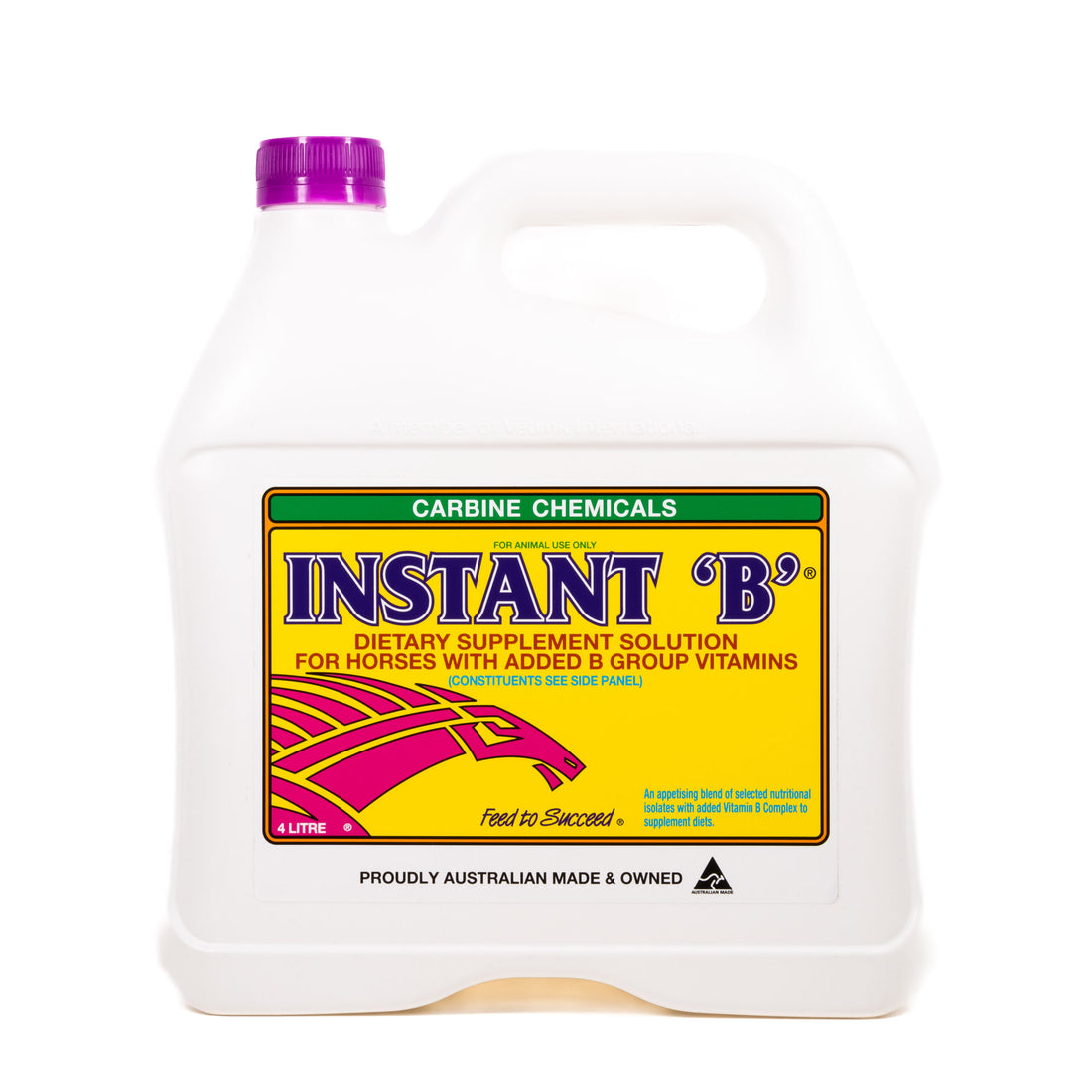Carbine Chemicals Instant B horse supplement