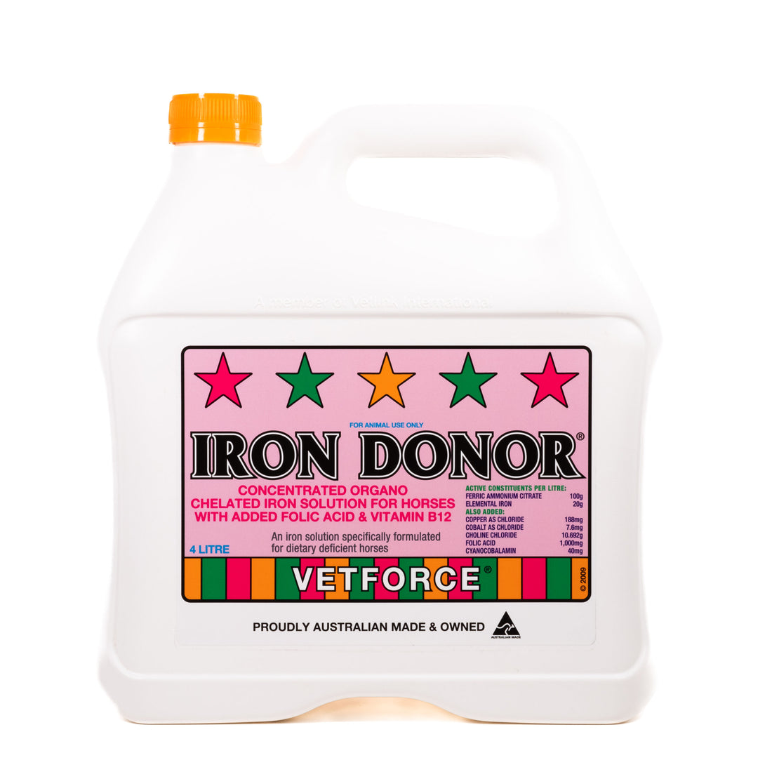 Carbine Chemicals Iron Donor horse supplement
