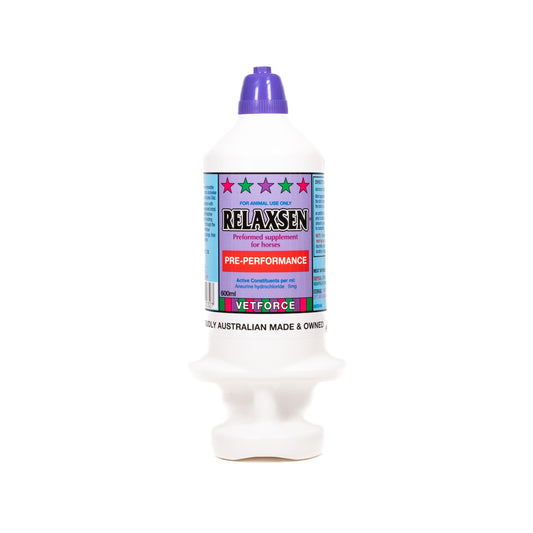 Carbine Chemicals Relaxsen Pre Performance horse supplement