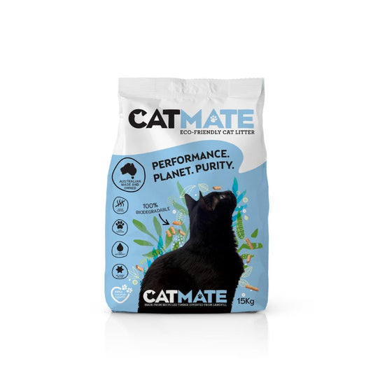 Catmate Wood Pellet Cat Litter 15kg