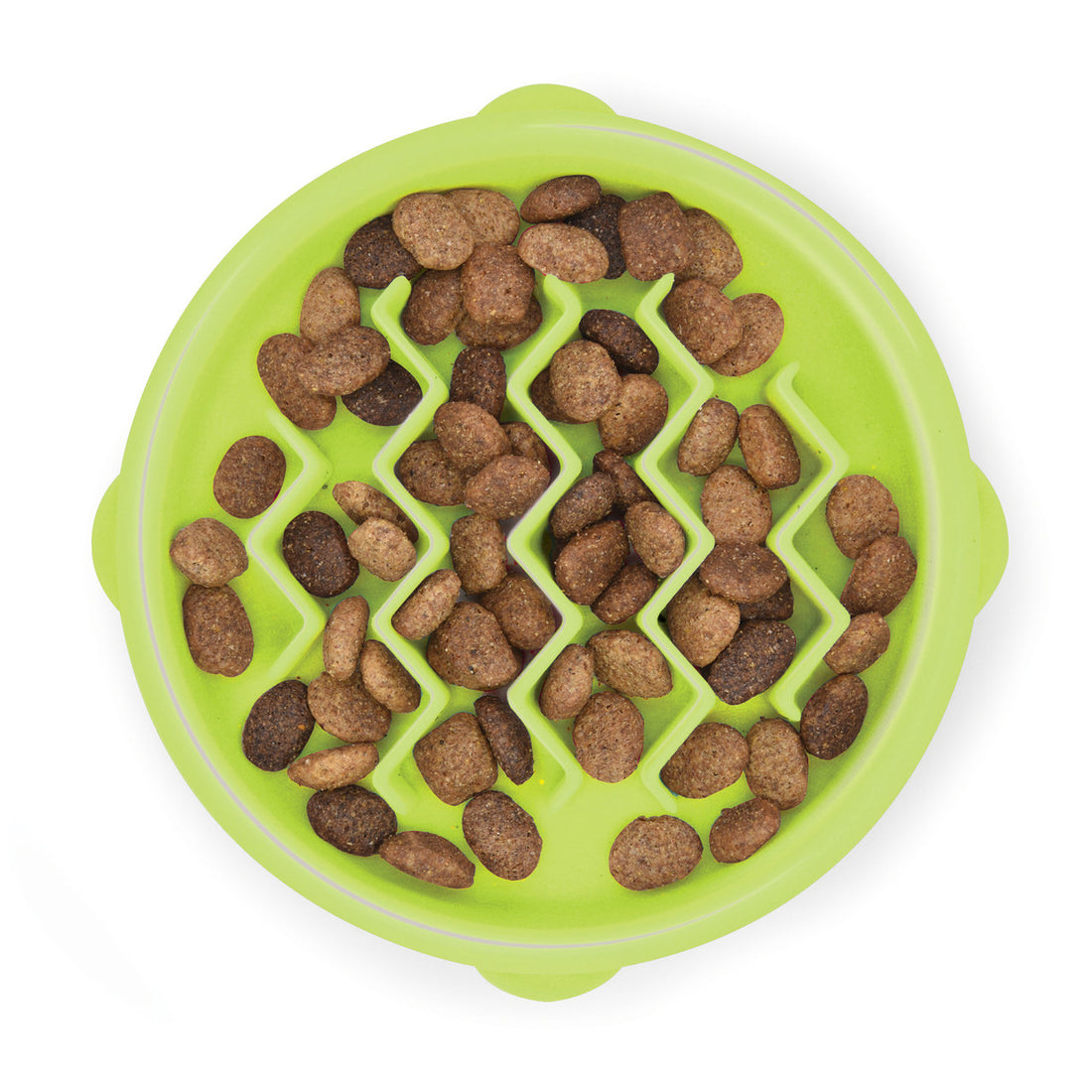Catstages green slow feeder bowl for cats