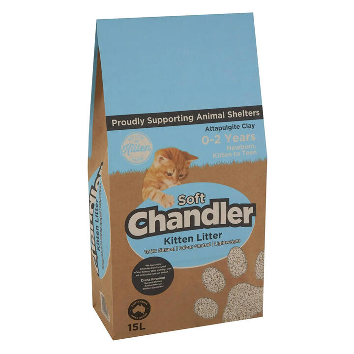 Chandler Soft Natural Kitten Litter 15L