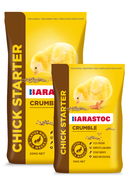 Barastoc Chick Starter Crumble 20kg product packaging