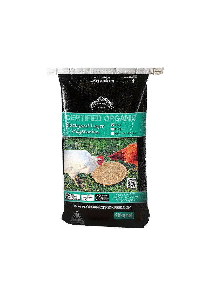 Country Heritage Organic Backyard Layer Vegetarian Mash 20kg
