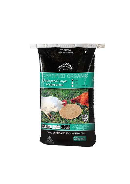 Country Heritage Organic Backyard Layer Vegetarian Mash 20kg