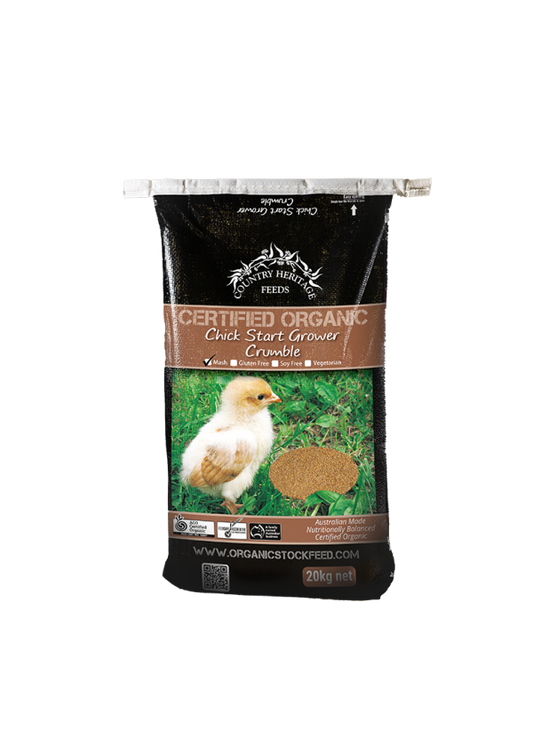 Country Heritage Organic Chicken Starter Grower Mash 20kg