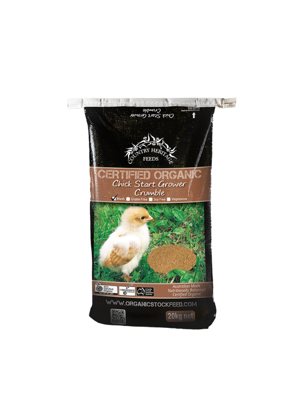 Country Heritage Organic Chick Starter Grower Mash 20kg