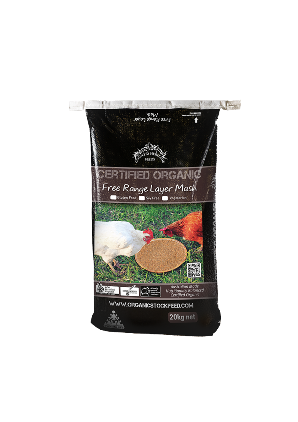 Country Heritage Organic Free Range Layer Mash 20kg