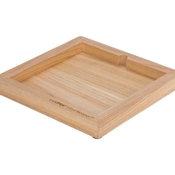 LickiMat Wooden Eco Adjustable Riser - Classic colours