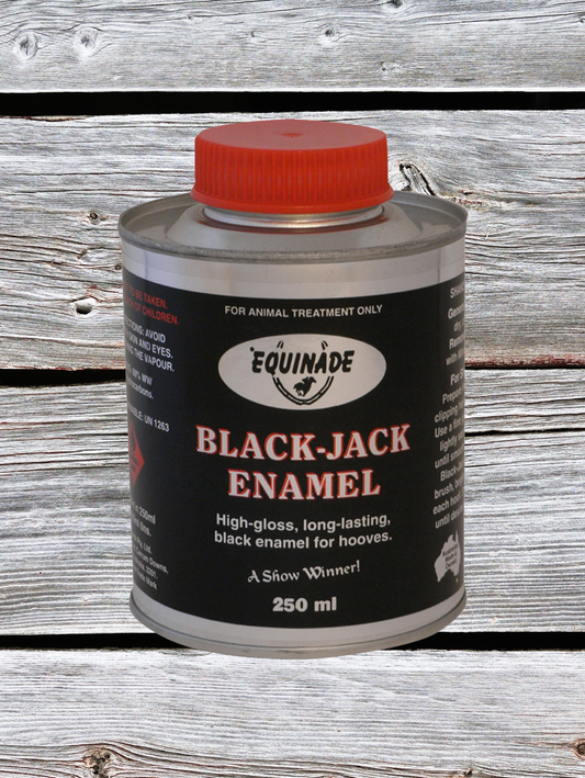 Equinade Black-Jack Enamel