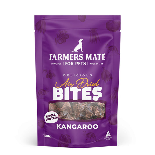 Farmers Mate Air Dried Kangaroo Bites 100g