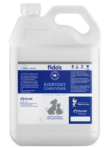 Fido's Everyday Conditioner – Self Serve Dog Wash 5L