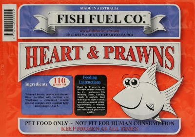 Fish Fuel Co Hearts & Prawns 110g
