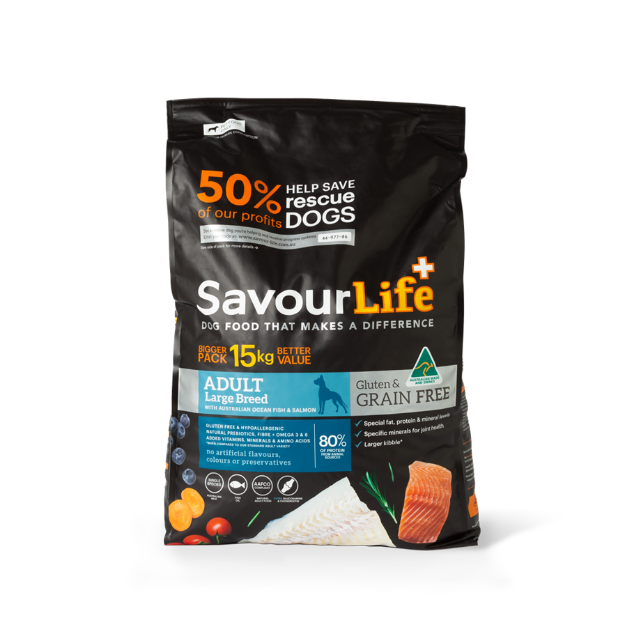 SavourLife Grain Free Large Breed Ocean Fish & Salmon Dry Dog Food