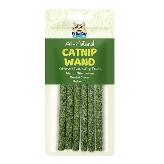 Freecat All Natural Catnip Wands 6 Pack