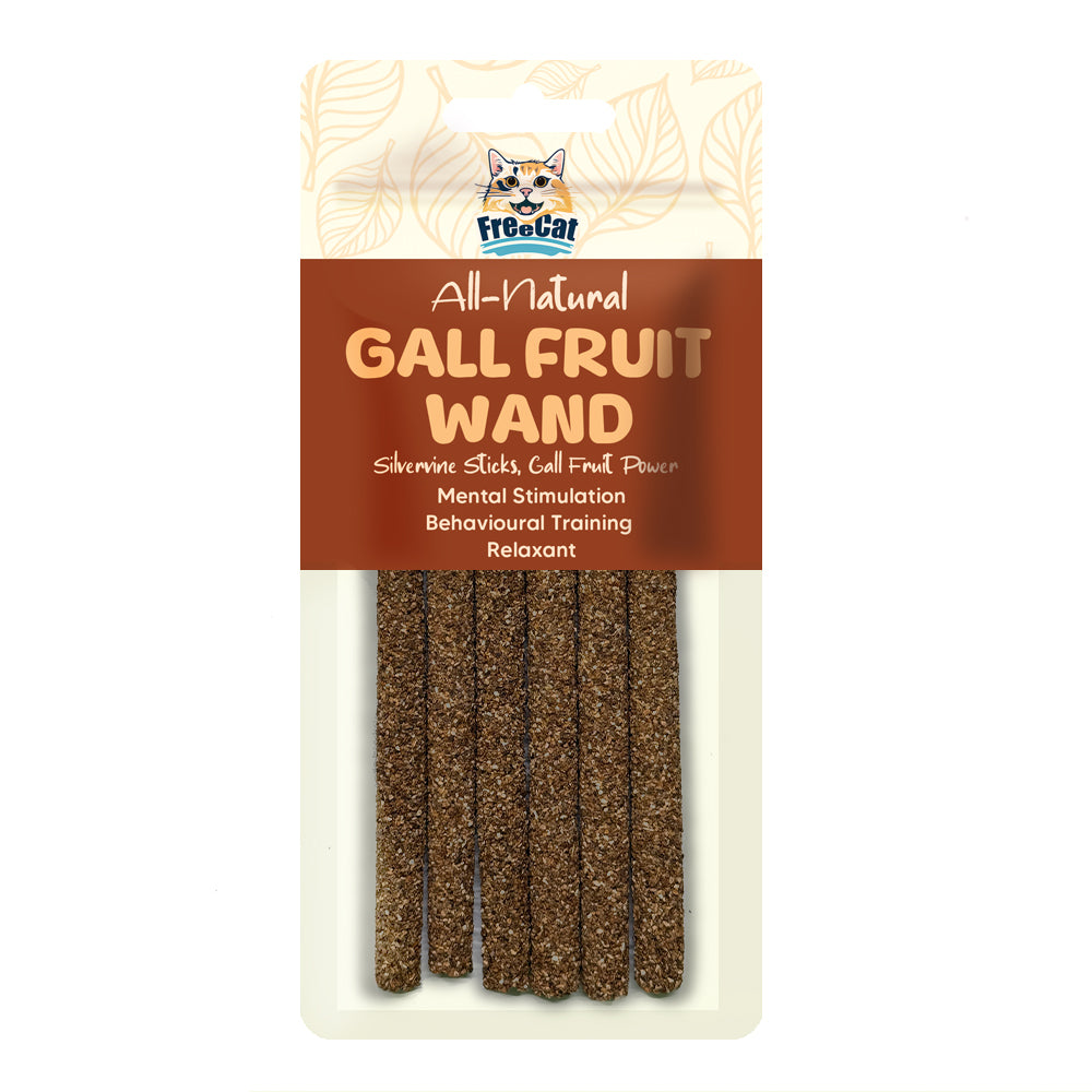 Freecat All Natural Gall Fruit Wands 6 Pack