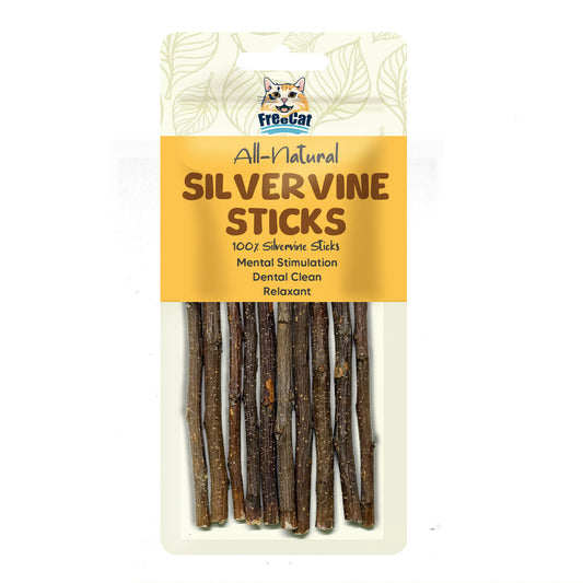 Freecat All Natural Silvervine Sticks 10 Pack