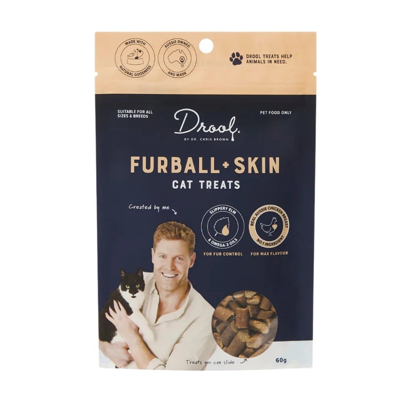 Drool Furball + Skin cat treats 60g