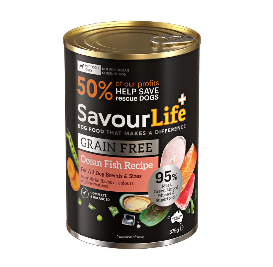 SavourLife Grain Free Adult Ocean Fish Wet Dog Food
