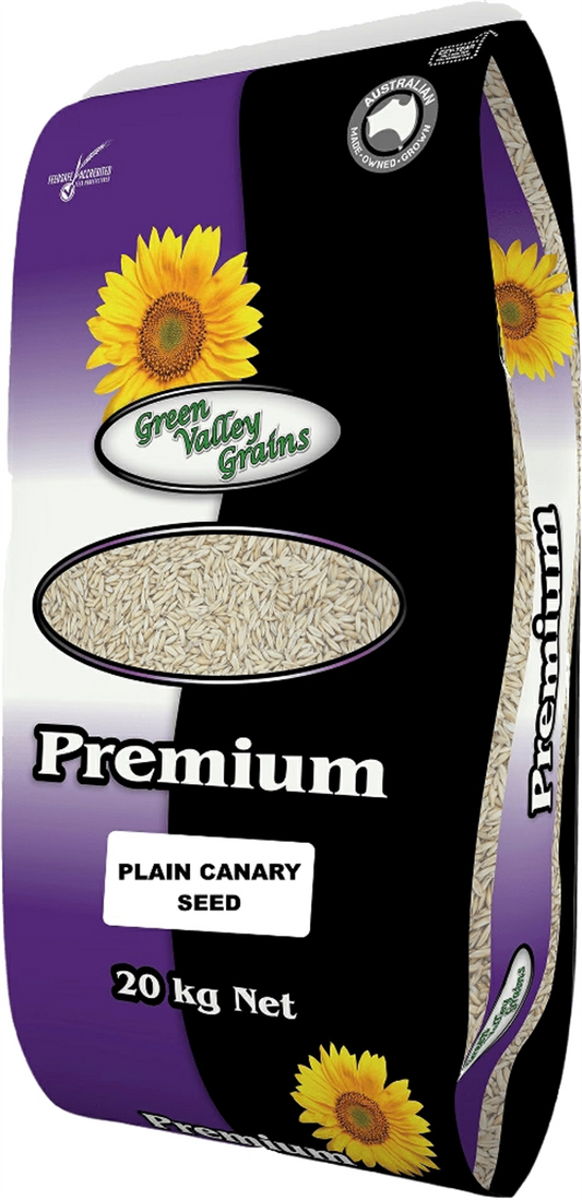 Green Valley Grains Premium Plain Canary Seed 20kg