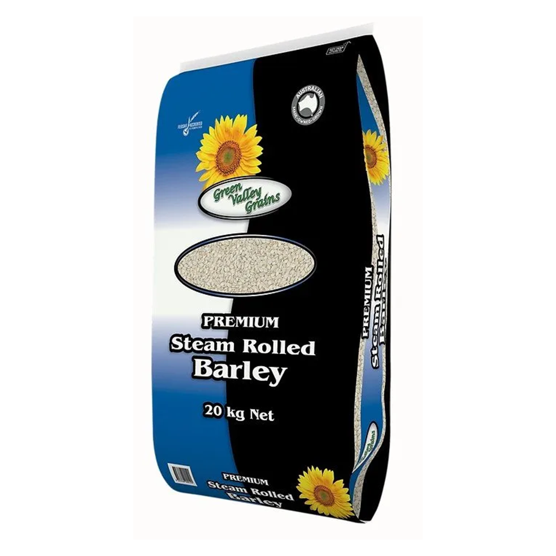Green Valley Grains Premium Steam Rolled Barley 20kg
