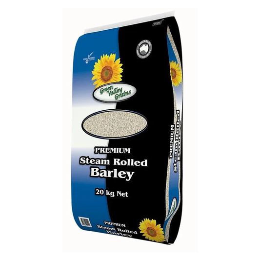 Green Valley Grains Premium Steam Rolled Barley 20kg