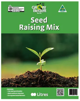 Grow Better Seed Raising Mix AO Certified 25L