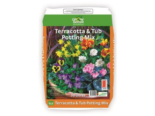 Grow Better Terracotta & Tub Potting Mix 30L