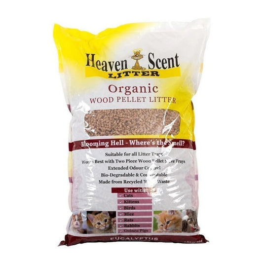 Heaven Scent Organic Wood Pellet Litter 15kg