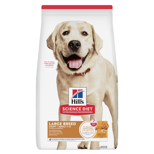 Hill's Science Diet Adult Light Large Breed Chicken Meal & Barley Recipe Dog Food