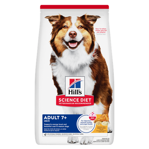 Hill's Science Diet Adult 7+ Chicken Meal, Barley & Rice Recipe Dog Food