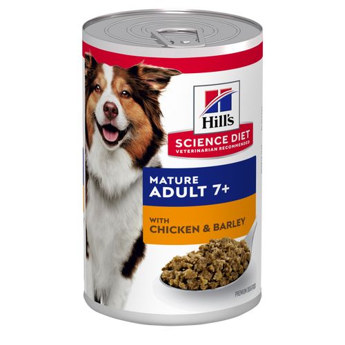 Hill's Science Diet Mature Adult 7+ with Chicken & Barley Wet Dog Food