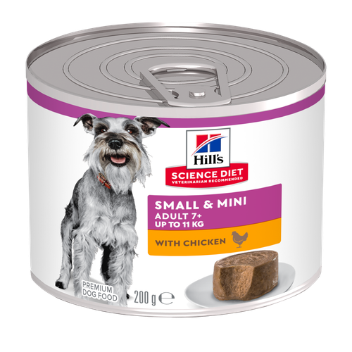 Hill's Science Diet Adult 7+ Small & Mini Chicken & Brown Rice Recipe Dog Food
