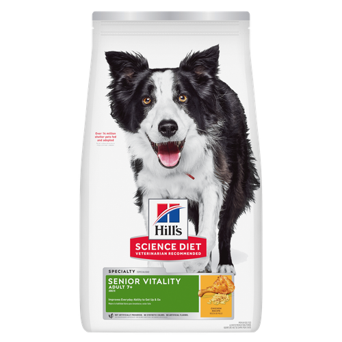 Hill's Science Diet Adult 7+ Senior Vitality Chicken Recipe Dog Food