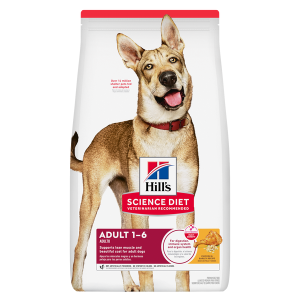 Hill's Science Diet Adult Chicken & Barley Dry Dog Food