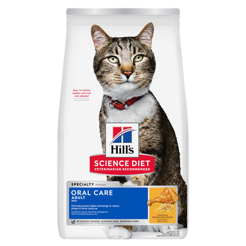 Hill's Science Diet Adult Oral Care Chicken Cat Food