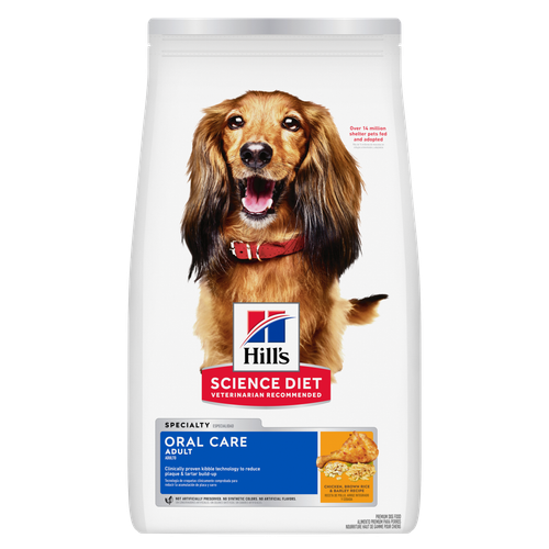 Hill's Science Diet Adult Oral Care Chicken, Brown Rice & Barley Recipe Dog Food