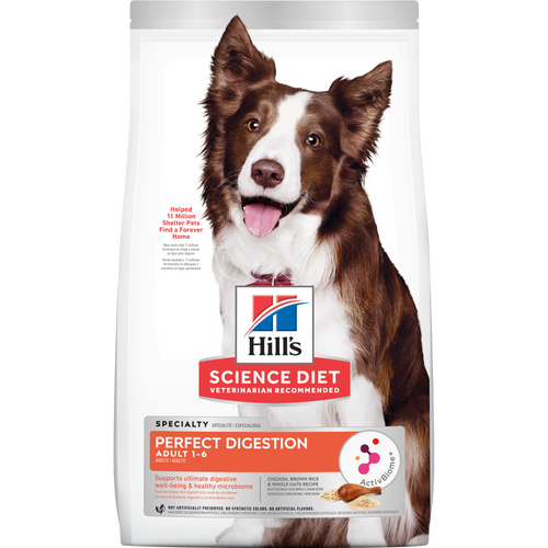 Hill's Science Diet Adult Perfect Digestion Chicken & Barley Recipe Dog Food