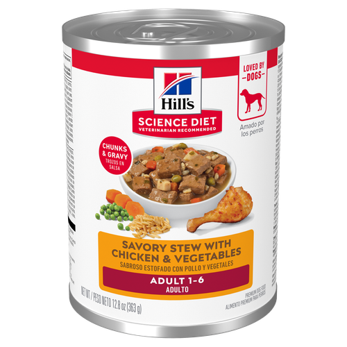 Hill's Science Diet Adult Savory Stew with Chicken & Vegetables Dog Food