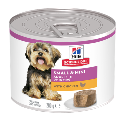 Hill's Science Diet Adult Small & Mini Dog Mousse with Chicken Dog Food