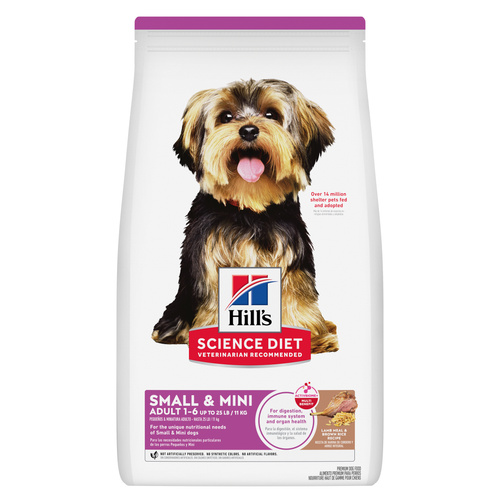 Hill's Science Diet Adult Small & Mini Lamb Meal & Brown Rice Recipe Dog Food