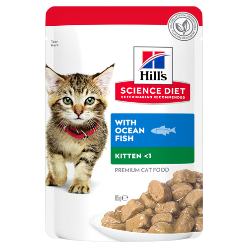 Hill's Science Diet Kitten Ocean Fish Wet Cat Food 85g x 12