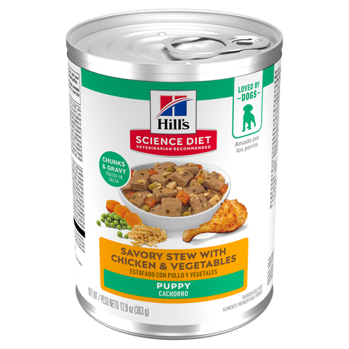 Hill's Science Diet Puppy Savory Stew with Chicken & Vegetables Dog Food