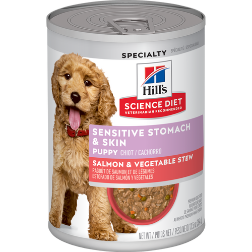 Hill's Science Diet Puppy Sensitive Stomach & Skin Salmon & Vegetable Stew