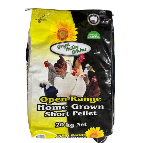 Open Range Home Grown Short Pellet 20kg