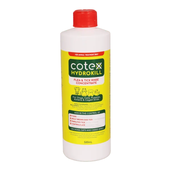 Cotex Hydrokill Flea & Tick Rinse Concentrate 500ml